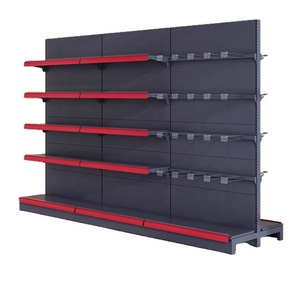 Fournitures d'entreposage et de supermarché Gondole à usage intensif Etagere <span class=keywords><strong>Magasin</strong></span> Étagère Équipement <span class=keywords><strong>Magasin</strong></span> de détail Présentoir Super Market - Product Image 5
