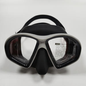 Máscara de buceo gratis Lente templada para miopía Máscara de esnórquel de silicona con soporte para cámara Gafas DE BUCEO Equipo de natación - Product Image 1