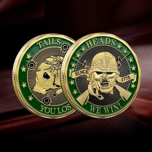 Monete Commemorative Sfida <span class=keywords><strong>Testa</strong></span> o Coda, Oro e Argento, con Teschi, <span class=keywords><strong>Testa</strong></span> e Coda, Vincita o Sconfitta - Product Image 3