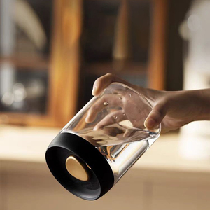 Barattolo di <span class=keywords><strong>Vetro</strong></span> Trasparente con Coperchio <span class=keywords><strong>Sottovuoto</strong></span>, Contenitore per Conservazione Alimenti Sicuro per Cucina Domestica e Conservazione Chicchi di Caffè - Product Image 5