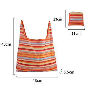 Bolsa de Compras Plegable Portátil de Nailon Ecológico Gahumi - Product Image 2