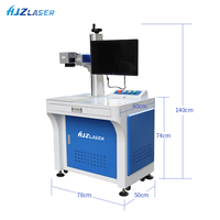 Máquina de marcado láser UV 3W, utilizada para metal, vidrio, plástico, grabado de silicona, marcado de material de amplio rango, refrigeración por aire