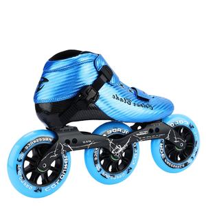 Patinage de vitesse 3 et 4 roues pour adultes en fibre de verre et carbone avec logo personnalisé OEM d'usine - Product Image 3