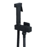 Douchette Bidet Murale Simple Faisceau Froid en Alliage de Zinc Chromé avec Robinet d'Angle pour Salle de Bain Moderne