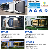 Cabane mobile préfabriquée Tiny Apple Cabin, maison-capsule préfabriquée avec cuisine et salle de bain pour hôtels