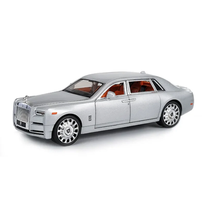 รถโมเดล Rolls Royce Phantom โลหะหล่อขึ้นรูป ขนาด 1:20 รถซีดานหรูหรา พร้อมประตูเปิดได้ เสียงและไฟส่องสว่าง รายละเอียดครบถ้วน - Product Image 1