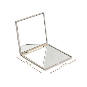 HQ Mixte Proc Remise Usine En Gros Compact Rose Cosmétiques Miroir Plié Poche Mini Double Face Miroir De Maquillage - Product Image 4