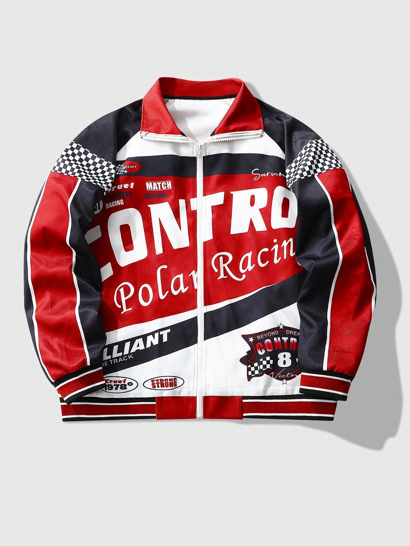 Stylish All-Season Men's Casual Jacket - Soft Lightweight Material, Basketball Flame Print, Versatile Daily Wear Piece · image 5