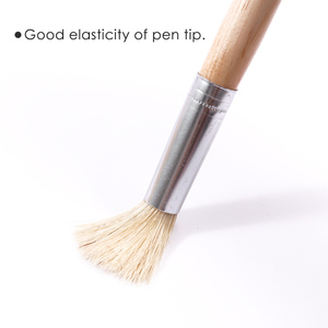 Set di 12 Pennelli Artistici di Diverse Dimensioni con Setole 100% Naturali di Cinghiale per <span class=keywords><strong>Pittura</strong></span> Artistica, <span class=keywords><strong>Pittura</strong></span> Artigianale e Acquerello - Product Image 2
