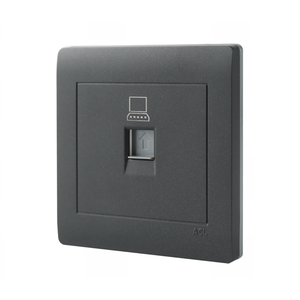 Sanshe s4 série nouveau design PC panneau un gang bureau à domicile hôtel mur <span class=keywords><strong>TV</strong></span> <span class=keywords><strong>antenne</strong></span> <span class=keywords><strong>prise</strong></span> de télévision - Product Image 4