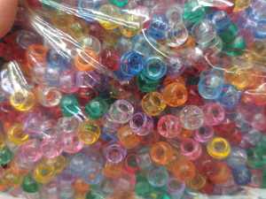 ลูกปัดพลาสติกทรงม้าหลากรูปทรงขนาด6*9มม.,ลูกปัดสำหรับร้อยผมเปียอุปกรณ์เสริมสำหรับเด็ก - Product Image 6