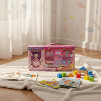 Poupée de mode pour filles, simulation de jeu de maquillage pour enfants