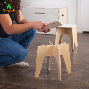 Silla Alta de Madera Moderna para Niños Pequeños, Mecedora y Cochecito para Cocina, Dormitorio y Escuela - Product Image 6