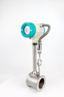 Caudalímetro de vórtice con compensación de temperatura, caudalímetro de gas de vórtice IP65, para aire comprimido, 4-20mA, Modbus, Hart, RS485