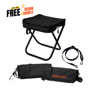 Customizable Wholesale Portable Iron <b>Folding</b> Chair Crossbody Belt Outdoor Furniture Adventures Hiking Fishing Camping Picnics - Product Image 3
