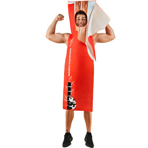 Costume de baguettes pour adultes unisexe, tenue de cosplay pour fête d'Halloween, design en bambou, taille unique - Product Image 1