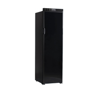 Refrigerador delgado para caravana de 150L, refrigerador para barco, 12 voltios, para coche, caravana, 12 V, congelador AC DC, refrigerador de doble uso para furgoneta