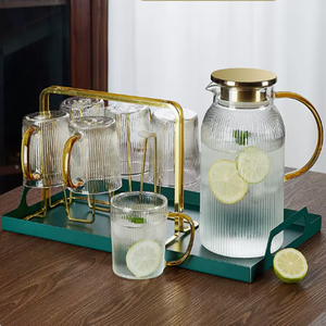 <span class=keywords><strong>Carafe</strong></span> à café <span class=keywords><strong>en</strong></span> <span class=keywords><strong>verre</strong></span> transparente résistante à la chaleur avec filtre - Product Image 3