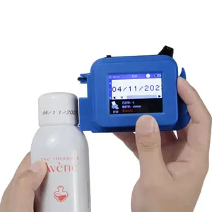 휴대용 잉크젯 프린터 라벨 프린터 휴대용 날짜 바코드 QR 코드 플라스틱 섬유 금속 목재 유리 석재