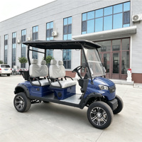 Voiturette de golf électrique 4 places de haute qualité avec batterie au lithium, autonomie de 100 km, véhicule utilitaire pour parc industriel, en stock, certifiée CE