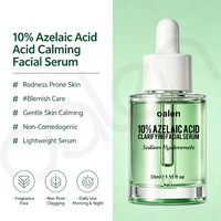 Sérum visage à l'acide azélaïque 10% Oalen Private Label, huile équilibrante pour le visage, apaise les peaux sensibles rouges, améliore en douceur les imperfections