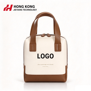 Bolsa de Maquillaje de Cuero PU, Bolsa de Cosméticos de Gran Capacidad, Bolsa de Aseo Portátil de Viaje, Bolso de Mano Vintage para Mujer, Estuche Organizador de Maquillaje - Product Image 1