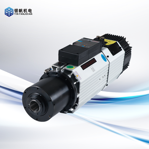 Không khí làm mát trục chính 9KW iso30 24000 vòng/phút hqd động cơ trục chính phay động cơ khắc <span class=keywords><strong>Router</strong></span> cho máy khắc có tính năng mang - Product Image 3