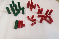 Composants de matrices de poinçonnage en spirale rectangulaires en acier allié industriel robuste et durable, pour l'estampage de métaux
