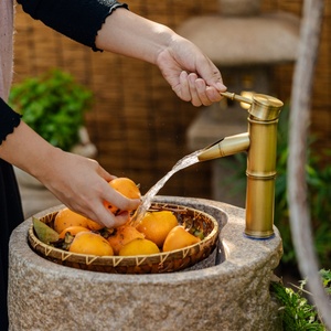 Nuevo lavabo para exteriores de estilo chino, lavabo integrado con aspecto de piedra para uso en jardines y villas - Product Image 4