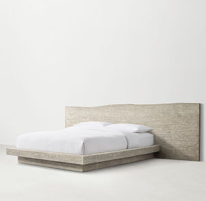 Modern Featured Minimalist Wooden Bedroom Furniture Cosy <b>Double</b> <b>Bed</b> Professional Factory Customizable Furniture - Product Image 1