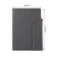 Bloc notes oem en cuir Pu, impression de logo personnalisé, couverture rigide A5, fourniture de bureau, agenda, business planificateur