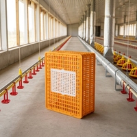 Nouvelle caisse de transport portable pour volailles, boîte de transport pour canards, oies, poulets, caisse en plastique
