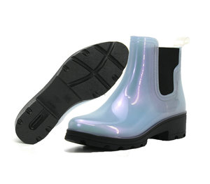 YL120 <span class=keywords><strong>Stivali</strong></span> Chelsea Impermeabili in PVC <span class=keywords><strong>Blu</strong></span> per <span class=keywords><strong>Donna</strong></span>, Scarpe da Pioggia Personalizzate alla Moda per Esterni - Product Image 6