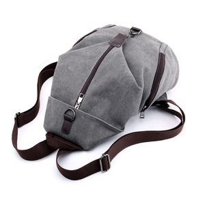 Hot Sale High Quality Women <b>Canvas</b> Fashion Shoulders Bag Big Capacity Travel <b>Backpack</b> Wholesale - Product Image 5