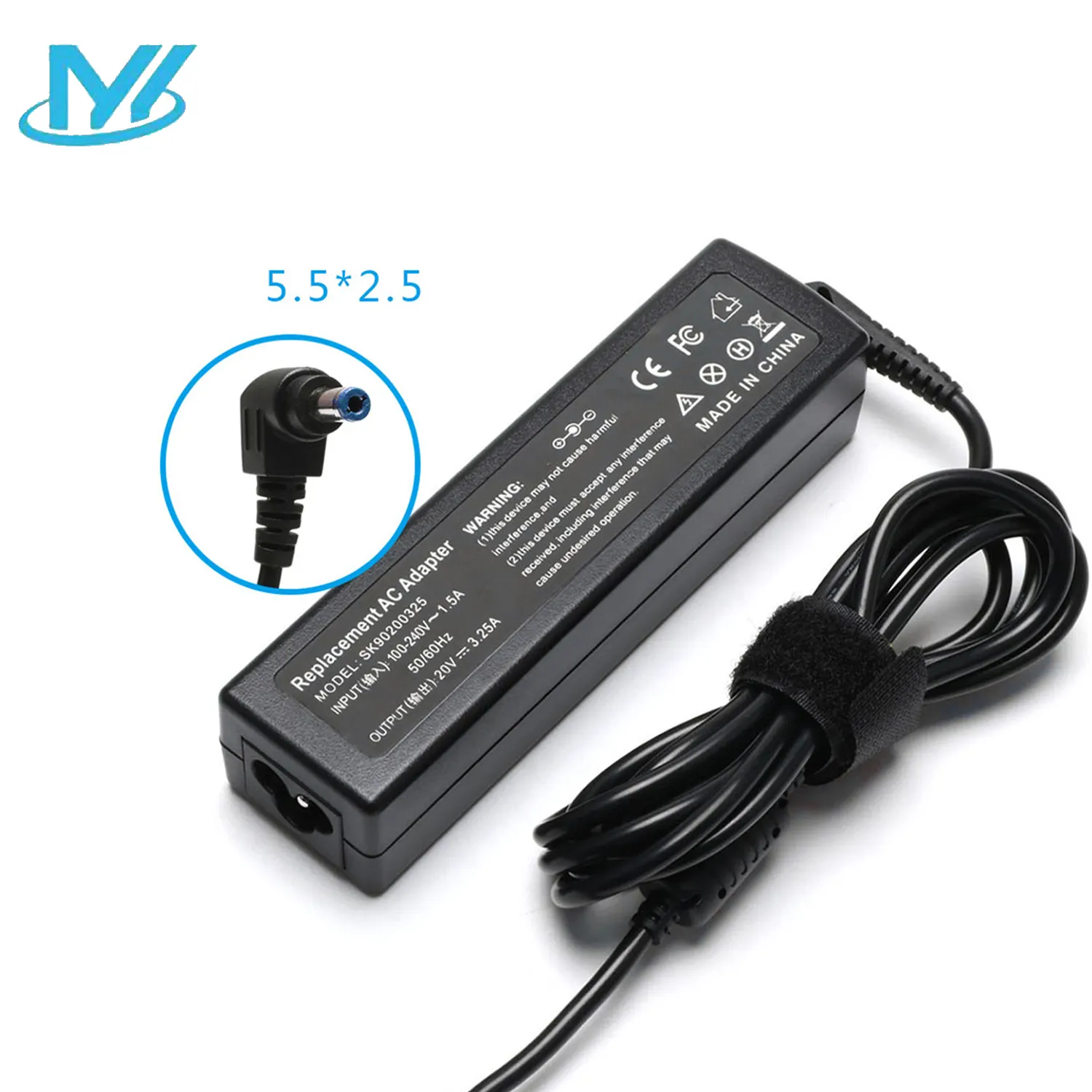 fast charger 65W 19V 3.42A 5.5*2.5MM Ac dc laptop power adapter for lenovo B560 Z460