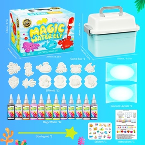 Samtoycn 30 Piezas Kit de Gel de Agua Mágico para Manualidades, Juguetes Educativos STEM, Juguetes Antiestrés, Kit de Hadas Acuáticas - Product Image 6