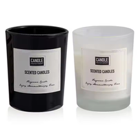 Luxuriöse Duftkerze mit Individueller Duftnote für Hochzeit Diwali Transparentes Glasgefäß Einzigartiges Design Aromatherapie Gel Paraffinwachs