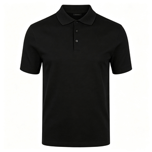 Polo homme personnalisé avec logo, polyester respirant, manches courtes, polo de golf vierge, vente en gros OEM - Product Image 1