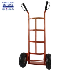 Portador de sacos múltiples de carro de mano resistente HT2022 de fuerza industrial con construcción de acero para manejo de materiales de almacén - Product Image 3