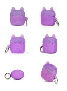 Funda de silicona YDS con diseño de gato para terapia labial, llavero portátil para mochila, llaves de coche, funda antipérdida de fácil agarre, clip para bolso - Product Image 4