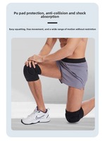 Bande de soutien respirante anti-collision en éponge pour genoux, idéale pour le fitness, le volleyball, le basketball, le tennis, le golf, pour enfants, hommes et femmes