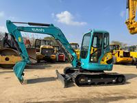 Mini-excavatrice d'occasion du Japon, 3,5 tonnes, pour modèles KX135/KX155/KX165/U30-U55, modèle 2025, 500 heures, godet de 0,11 m, moteur, boîte de vitesses, PLC