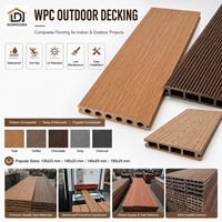 Tarima Exterior de WPC en Color Personalizado, Tablas de Suelo Compuesto con Relieve Profundo para Contratistas y Distribuidores