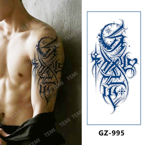 Tatuaje Temporal Personalizado de Fábrica, Semipermanente, de Larga Duración (1-2 Semanas), con Jugo Herbal, Realista, Geométrico, Unisex, Venta al Por Mayor - Product Image 3