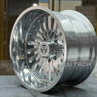 Jantes sport en alliage d'aluminium forgé concave XINLAI 2 pièces, 19, 20, 21 pouces, design poli argenté, pour Mercedes C63 AMG