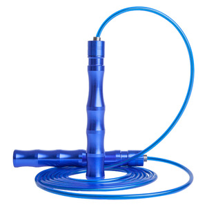 Cuerda para saltar de aleación de aluminio, 2,8 m, equipo de Fitness profesional para adultos, unisex, clásico, negro, azul cielo, rojo China - Product Image 3