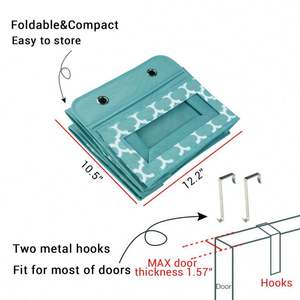 Organizador de Almacenamiento Multifuncional de 5 Capas Plegable para Colgar en la Puerta con Ventana Transparente para Ropa, Zapatos, Toallas y Calcetines de Garaje - Product Image 3