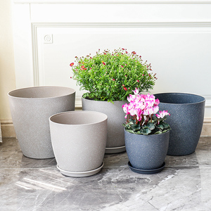<span class=keywords><strong>Pot</strong></span> de fleurs <span class=keywords><strong>horticole</strong></span>, plante verte, pierre givrée, résine européenne, épaissi, durable, <span class=keywords><strong>pot</strong></span> en plastique écologique - Product Image 1
