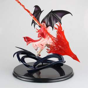 22cm <span class=keywords><strong>Touhou</strong></span> Project 1st Generation PVC figura de juguete estatua GRIFFON Miss Remilia Gun Anime figura de acción nueva condición modelo de juguete - Product Image 4