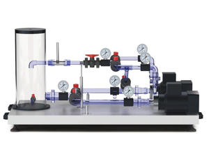 Micronewton H265 220V 50Hz Elektrische variabele snelheidsregelbare meetserie parallelle pompen Metalen onderwijsbank voor natuurkunde - Product Image 2